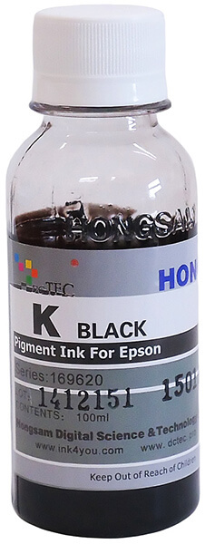 Чернила для Epson Expression Home XP-205 4 шт х 100/70 мл с черным пигментом